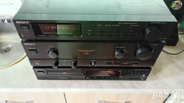 SONY  усилвател тунер и сд плеър, цд плеар, cd player, tuner сони аудио система, уредба, снимка 4 - Декове - 56206022