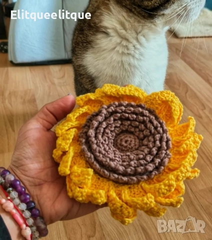 плетен букет, снимка 2 - Декорация за дома - 52241533