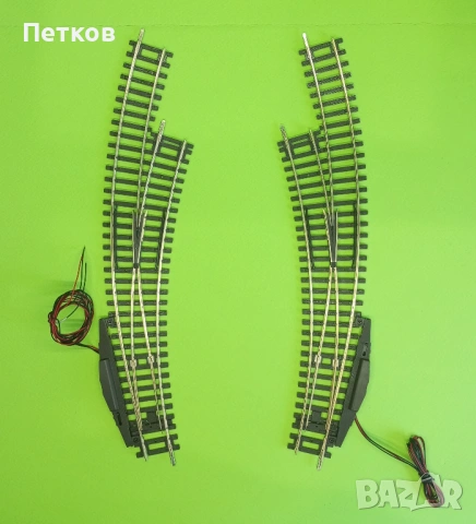 Извити електрически стрелки за влакче PIKO Т-профил