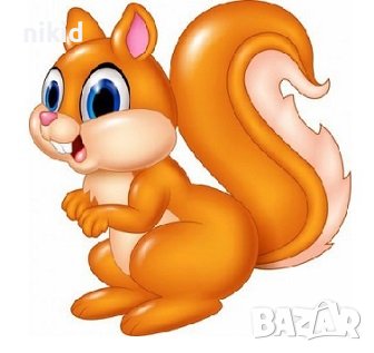 Катерица Катеричка малък самозалепващ стикер лепенка за стена мебел детска стая и др