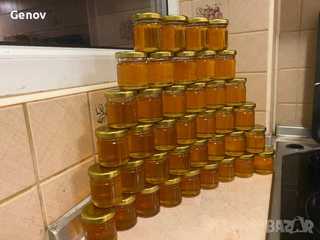 Бурканчета с мед 40 мл. за сватба или кръщене, снимка 3 - За пчели - 51933717