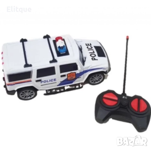 Полицейски джип с дистанционно управление, снимка 4 - Коли, камиони, мотори, писти - 52745163