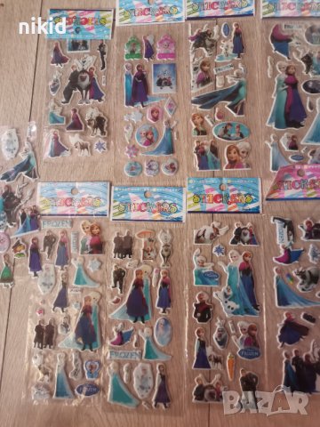 3D Елза Анна Замръзналото Кралство Frozen лист самозалепващи лепенки ръчна изработка декорация и др., снимка 3 - Други - 41376441