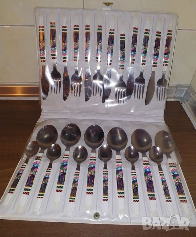 Нов комплект прибори, снимка 5 - Прибори за хранене, готвене и сервиране - 40339907