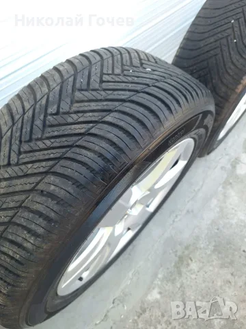 Оригинални алуминиеви джанти за Audi с гуми Hankook 17", снимка 2 - Гуми и джанти - 56211782
