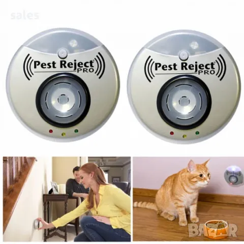 Ултразвуково устройство Pest Reject PRO против насекоми,мишки и всякакви вредители, снимка 3 - Друга електроника - 48335329
