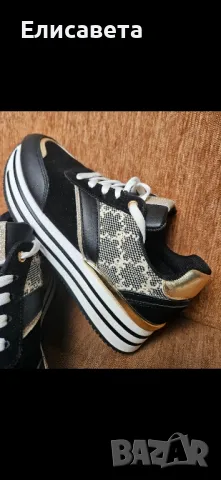 Дамски модерни кецове на платформа , снимка 1