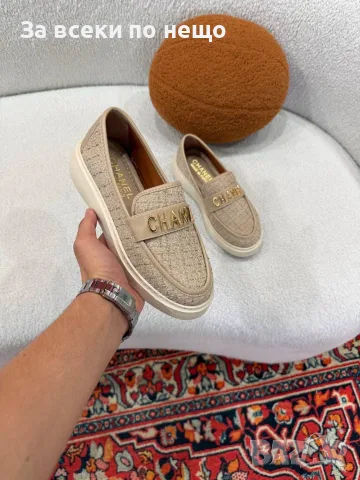 Chanel Дамски Ежедневни Обувки Тип Мокасини С Платформа Код SEM-783, снимка 3 - Дамски ежедневни обувки - 56121055