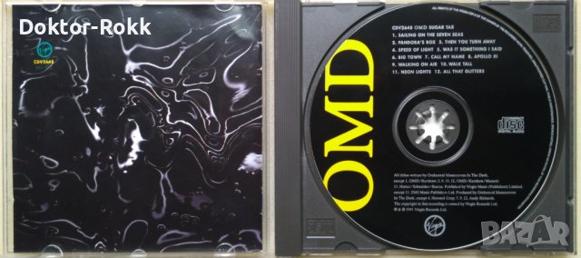 OMD – Sugar Tax (1991, CD), снимка 3 - CD дискове - 42478991