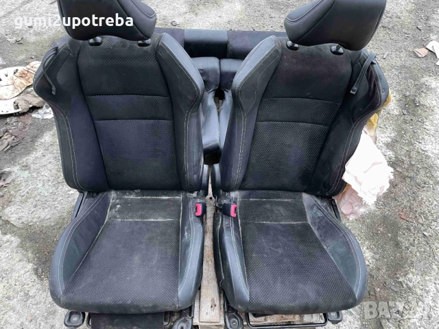 Черен Салон Седалки Рекаро Toyota GT86 2018 Subaru BRZ