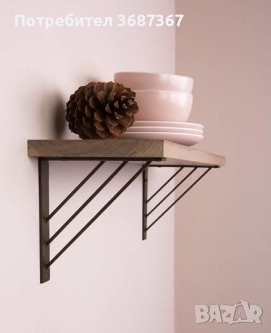 Конзоли , рафтодържачи и стойки за рафтове и етажерки от ковано желязо, снимка 9 - Други стоки за дома - 40261082