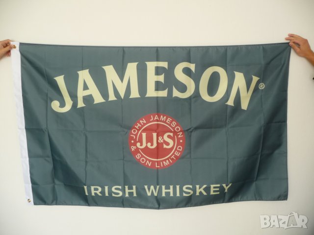 Jameson ирландско уиски знаме рекламно бар зелено whiskey дискотека бърлога, снимка 2 - Декорация за дома - 42637996