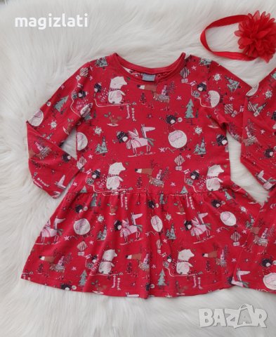 Коледна рокля Next 3-4 години, снимка 6 - Детски рокли и поли - 42220297