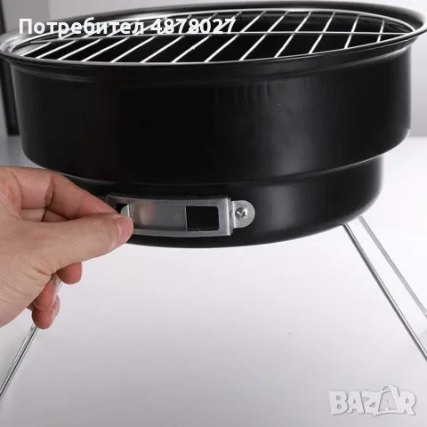 Градинско барбекю на дървени въглища REVERIE RG-12, снимка 5 - Барбекюта - 55805213