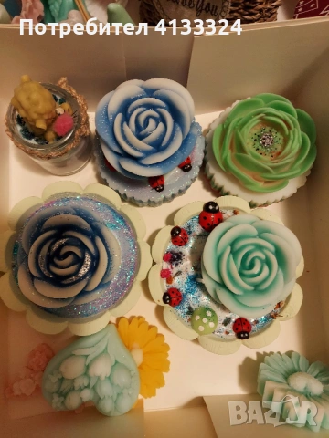 Декорация от соев восък, снимка 5 - Декорация за дома - 53340328