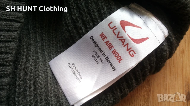 ULVANG Half Zip Sweater 100% Wool размер S / M пуловер 100% Вълна - 1328, снимка 14 - Пуловери - 51342460