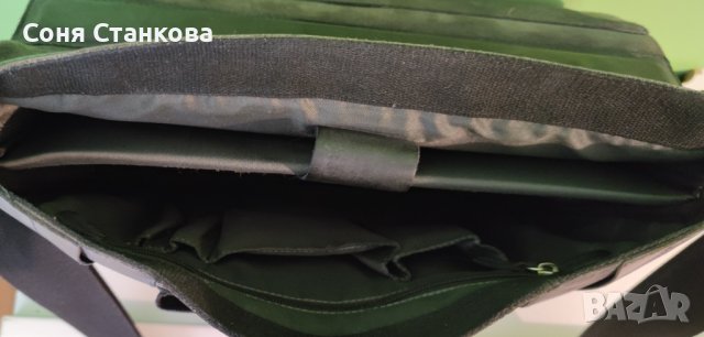 STRELLSON - Мъжка чанта за през рамо - естествена кожа, снимка 8 - Чанти - 42115227