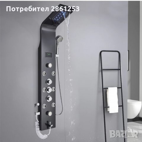 Хидромасажен душ панел за баня, смесител-БЕЗПЛАТНА ДОСТАВКА до 24 часа, снимка 3 - Душове - 31771338