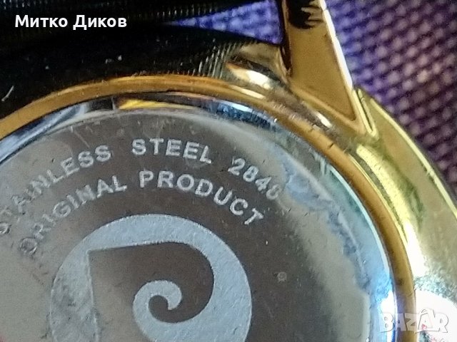 Рierre cardin 2848 часовник дизайнерски с камъни вътре нов в кутия 3бара водоустойчив оригинален, снимка 16 - Мъжки - 40429131