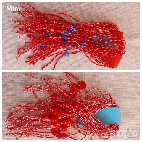 Пижу и Пенда ръчна изработка - Мартеници за ръка,за закичване, снимка 9 - Гривни - 53589507