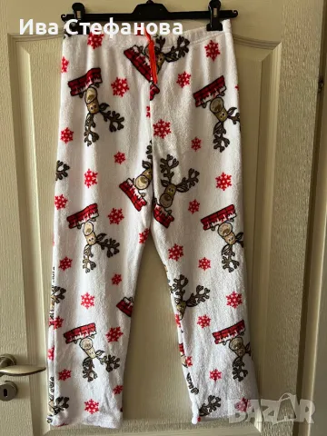 полар поларени меки  пухени поларени домашни панталони панталон полар, снимка 10 - Нощници - 48039332