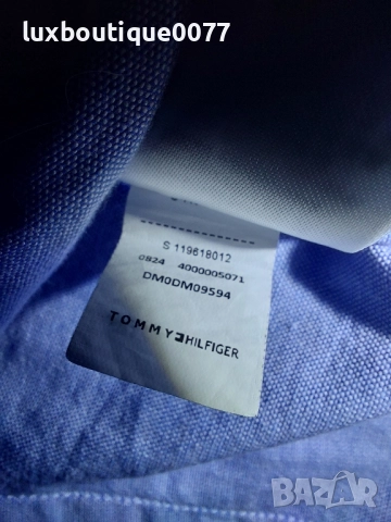 Чисто нова без етикет мъжка риза Tommy Jeans Oxford XS, снимка 6 - Ризи - 51636437