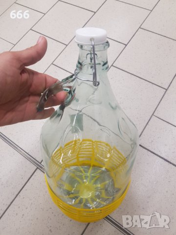 Стъклени шишета 5 л, снимка 2 - Други стоки за дома - 42637962