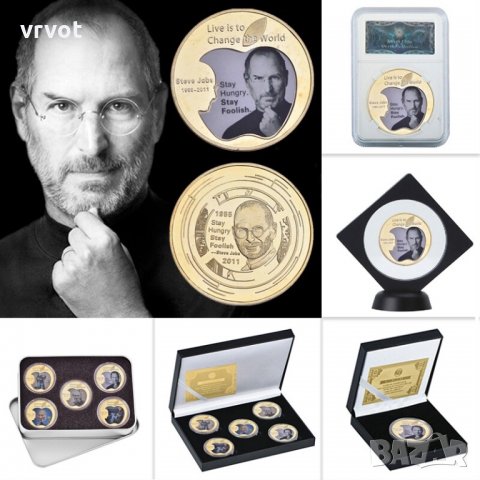 Монети покрити с 24 -каратно златно покритие, снимка 3 - Колекции - 34498399