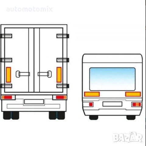 СВЕТЛООТРАЗИТЕЛНА ЛЕНТА 56Х25СМ - 1БР, снимка 2 - Аксесоари и консумативи - 42442475