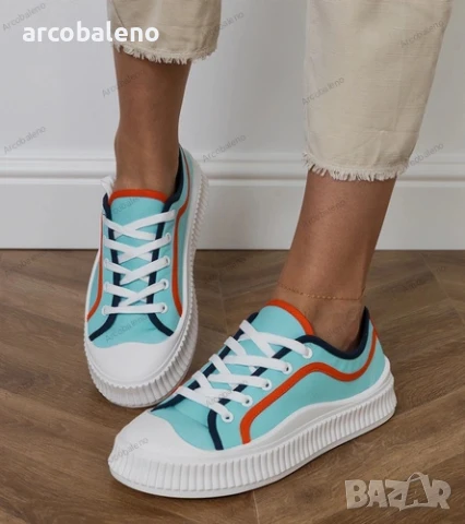 Дамски кецове на платформа Salis, 6цвята , снимка 9 - Кецове - 50969192