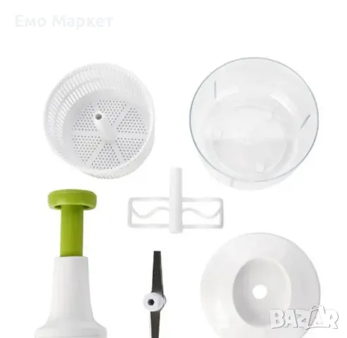 Мултифункционален уред-Чопър за обработка на зеленчуци, месо и други, снимка 6 - Чопъри и пасатори - 49000143