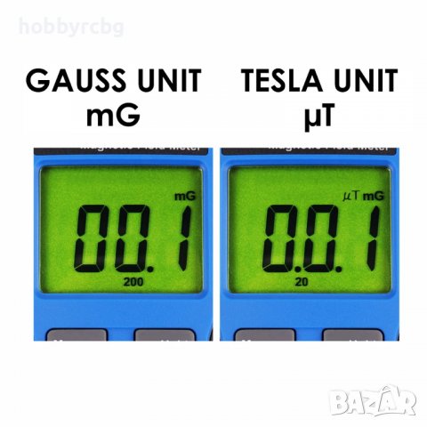 Дигитален Гаус/ Тесла метър за измерване на електромагнитно поле, снимка 4 - Други инструменти - 21795749