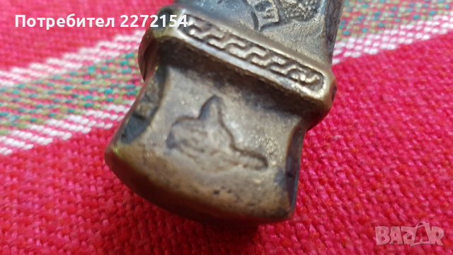 Османски дивит девит, мастилница с тугра , снимка 5 - Антикварни и старинни предмети - 44575640