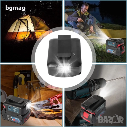 QUPPER GAA_18V-48 USB-A и USB-C адаптер за акумулаторни батерии 18V Bosch Professional , снимка 8 - Други инструменти - 52111820