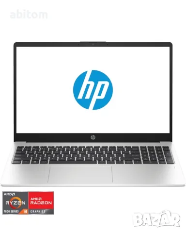 Лаптоп HP 255 G10, AMD Ryzen™ 3 7330U, 15.6'', Full HD, 16GB DDR5 RAM, 512GB SSD, AMD Radeon Graphic