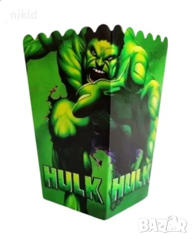 Хълк Hulk  Парти кутия за дребни лакомства пуканки и др