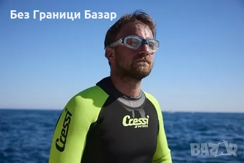 Нови Плувни очила CRESSI – 100% силикон, против замъгляване, ултра комфорт, снимка 4 - Водни спортове - 49684167