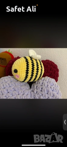 Плетени възглавнички и животинчета, снимка 5 - Плюшени играчки - 53059520