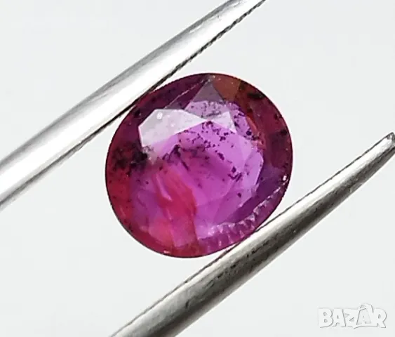 Рядък, нетретиран рубин с красиви включения 1.56кт.! Нов!, снимка 10 - Други - 50396638