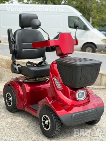 Електрическа четириколка F3 2000W (инвалидна) - Червена