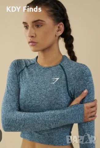 Gymshark кроп топ дамско S