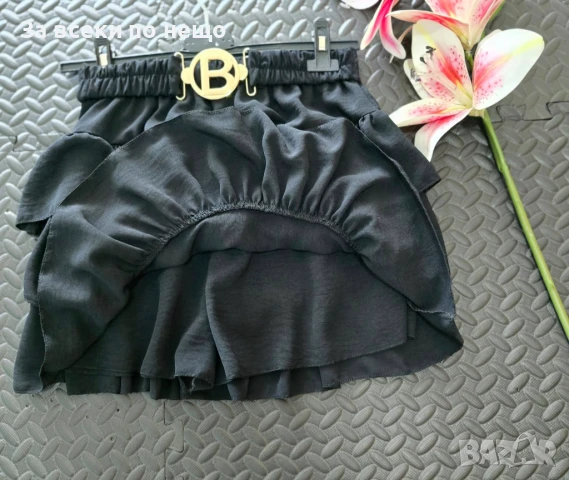 Дамска Къса Лятна Пола-Панталон🔝Лятна Къса Пола С Вътрешни Панталонки - 2 Налични Цвята Код VL-99, снимка 3 - Поли - 50828985