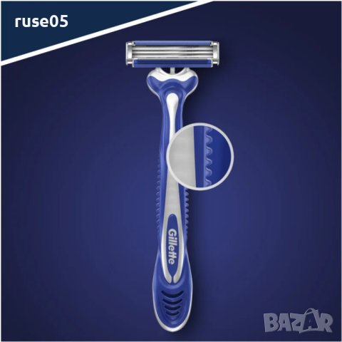 Комплект самобръсначки "Gillette Blue 3 COMFORT - 6+2" нов, снимка 7 - Други - 40812761