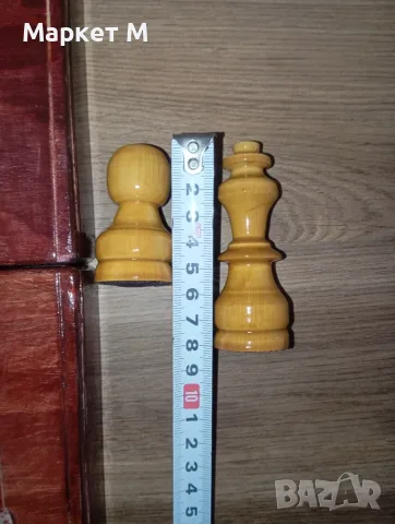 Голям Дървен шах 44 х 44 см. и табла, снимка 9 - Други спортове - 50580622