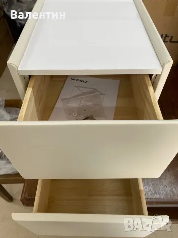 Нощно шкафче с 2 чекмеджета, снимка 8 - Шкафове - 50150588