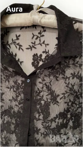 Stradivarius Lace blouse, снимка 3 - Ризи - 52924472