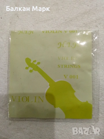 Нов комплект струни за цигулка H.I.H V001 (4 броя)