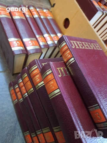 луксозни книги с твърди корици 55 тома избрани съчинения Ленин , снимка 4 - Художествена литература - 52702372
