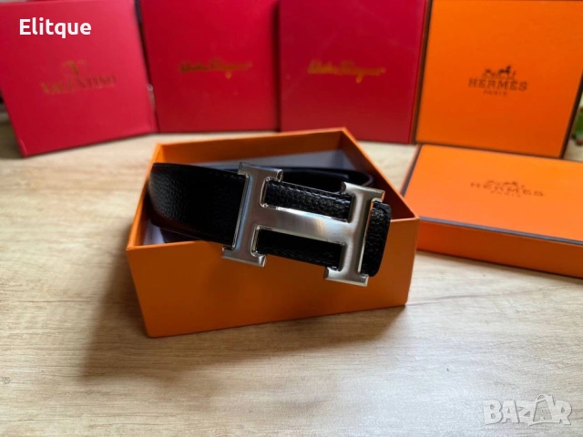 колани от естествена кожа в кутия hermes , снимка 5 - Колани - 53216858