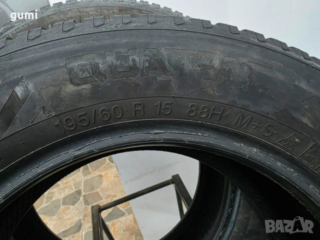 2бр всесезонни гуми 195/60/15 VREDESTEIN L04726 , снимка 4 - Гуми и джанти - 53185332